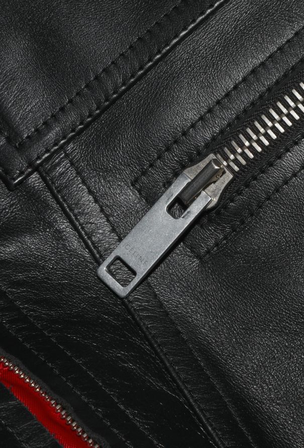 Céline COLLECTOR Pre-Fall 2018 Leather Moto Coat - 9