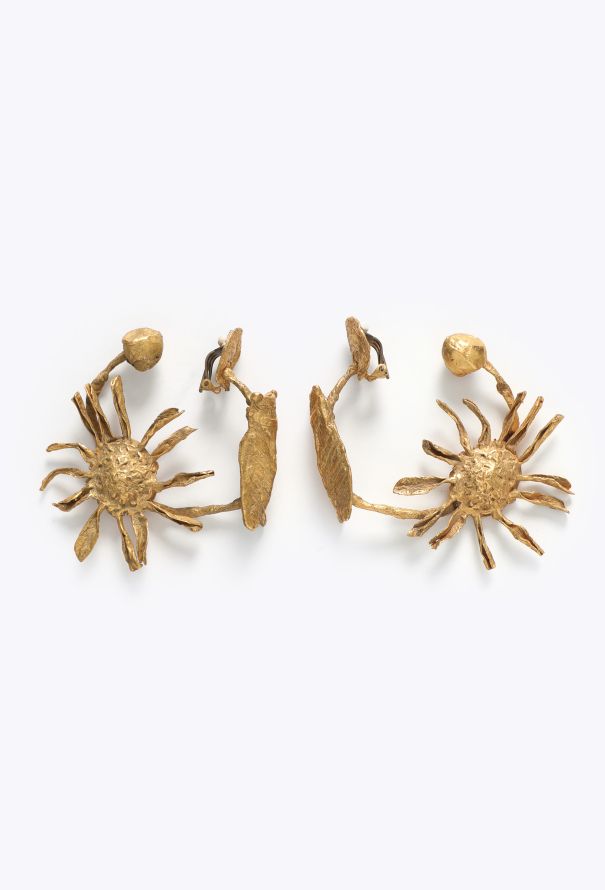 Christian Lacroix '80s Haute Couture Sculpted Clip Earrings - 2