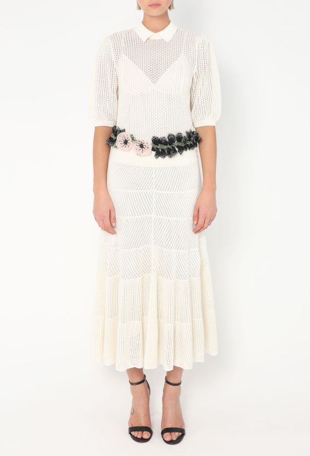 Valentino Resort 2015 Belted Pointelle Dress - 4 Valentino Resort 2015 Belted Pointelle Dress - 4