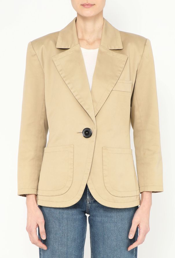 Saint Laurent Vintage Classic Gabardine Blazer - 4
