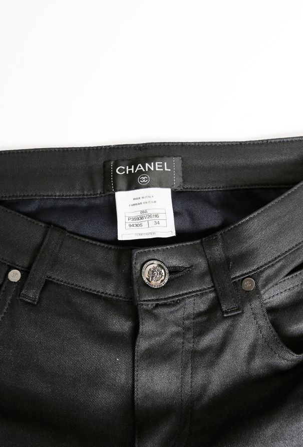 Chanel - Authenticated Jean - Denim - Jeans Blue for Women, Very Good Condition