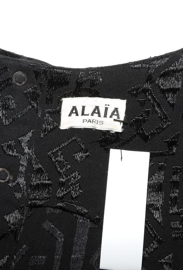 Alaïa S/S 1986 Jacquard Bodycon Dress - 7 Alaïa S/S 1986 Jacquard Bodycon Dress - 7