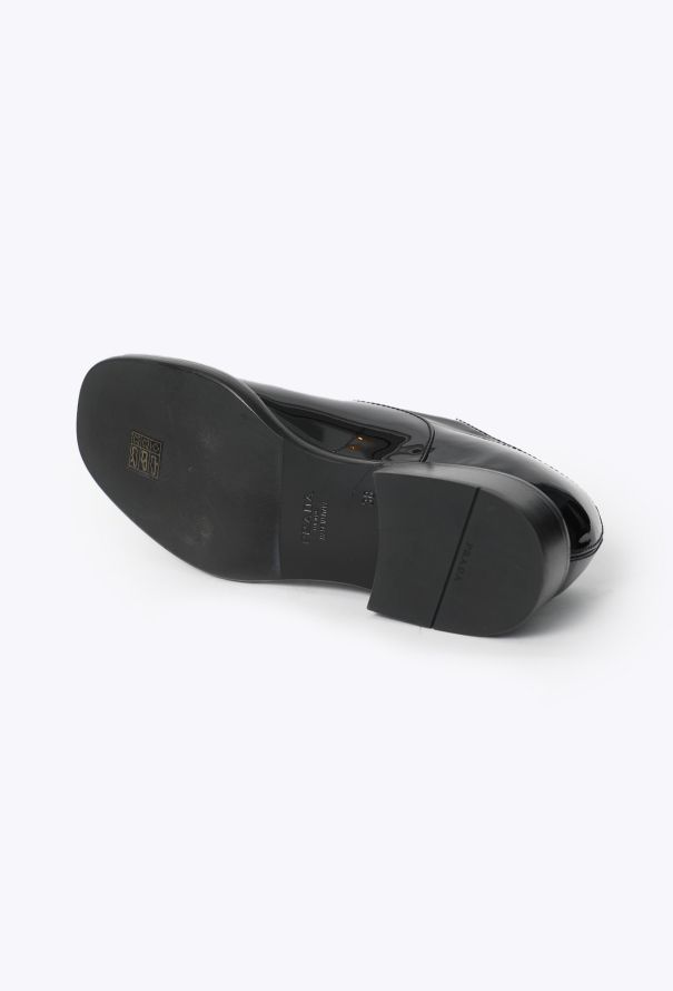 Prada 2025 Patent Leather Derby Loafers - 5