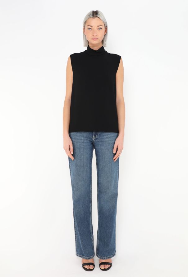 The Row 2023 Jaime Mock-Neck Top - 2