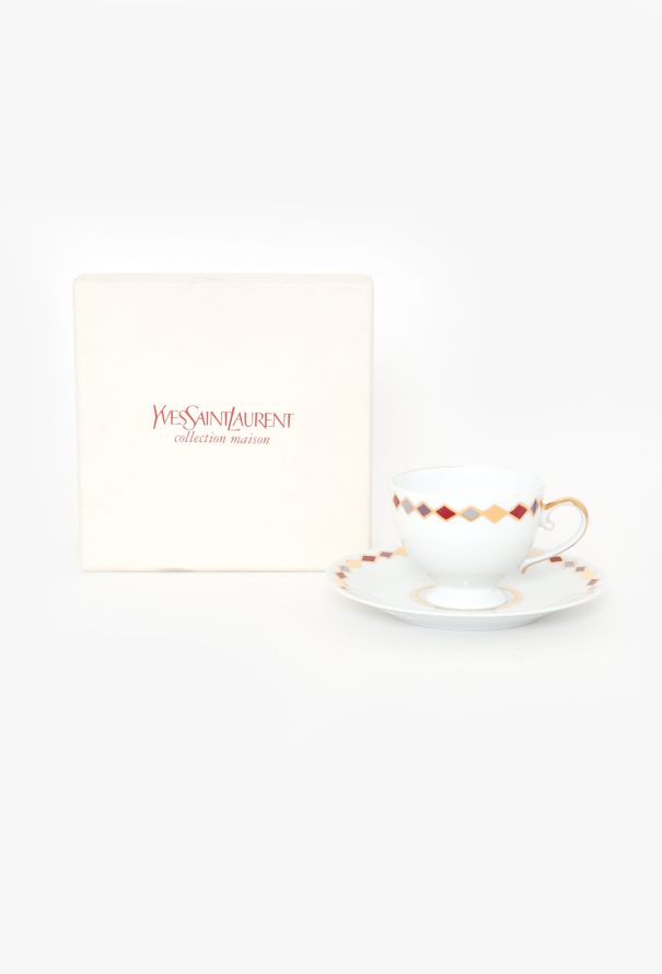 Saint Laurent Vintage Porcelaine Bayadère Tea Set - 1