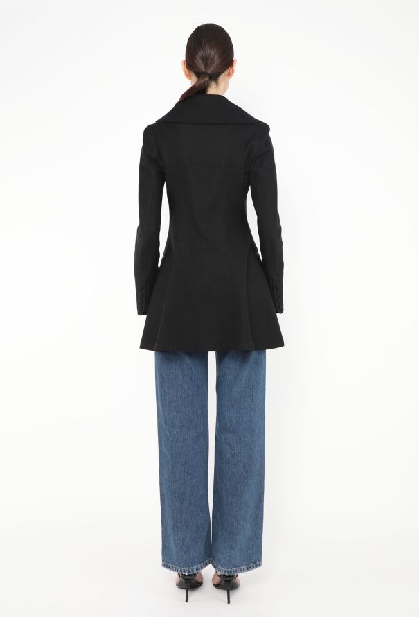 Alaïa 2010 Flared Skater Peacoat - 5