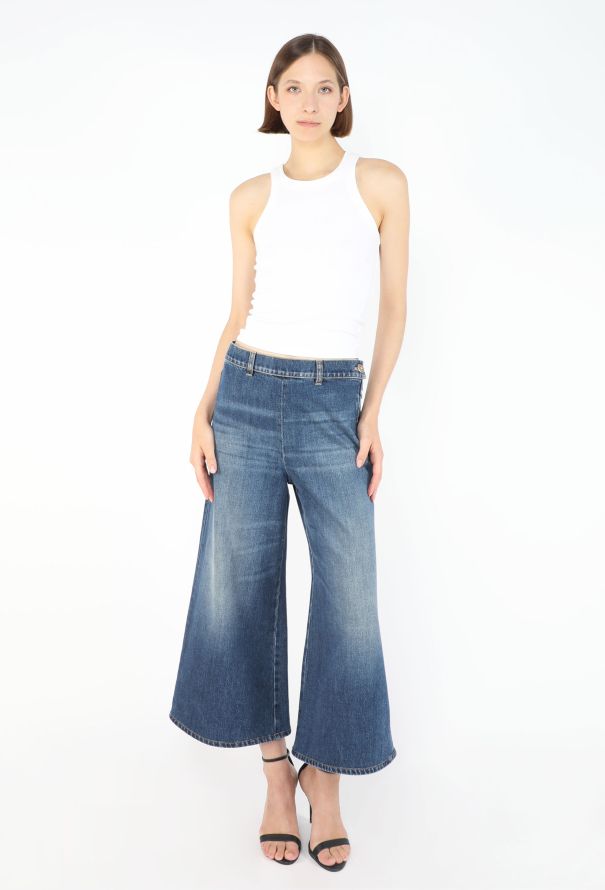 Chanel Washed Denim Culottes, F/W 2024 - 3