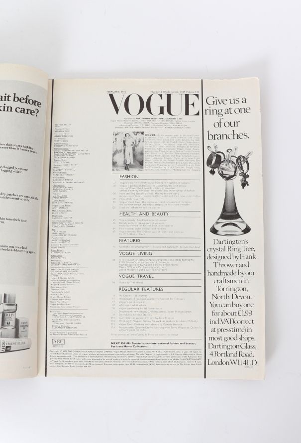 VOGUE UK 1975 David Bailey Issue Trio - 7 VOGUE UK 1975 David Bailey Issue Trio - 7