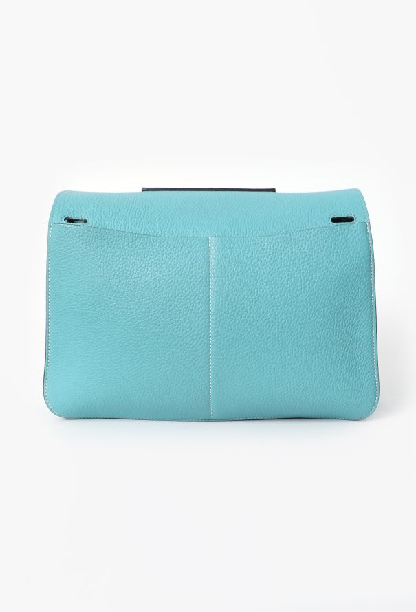 Hermès Bleu Jean Taurillon Clémence Halzan 31 - 8