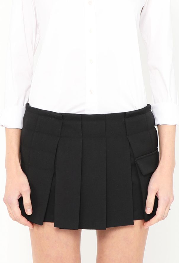 Paco Rabanne S/S 2017 Pleated Mini Skort - 3