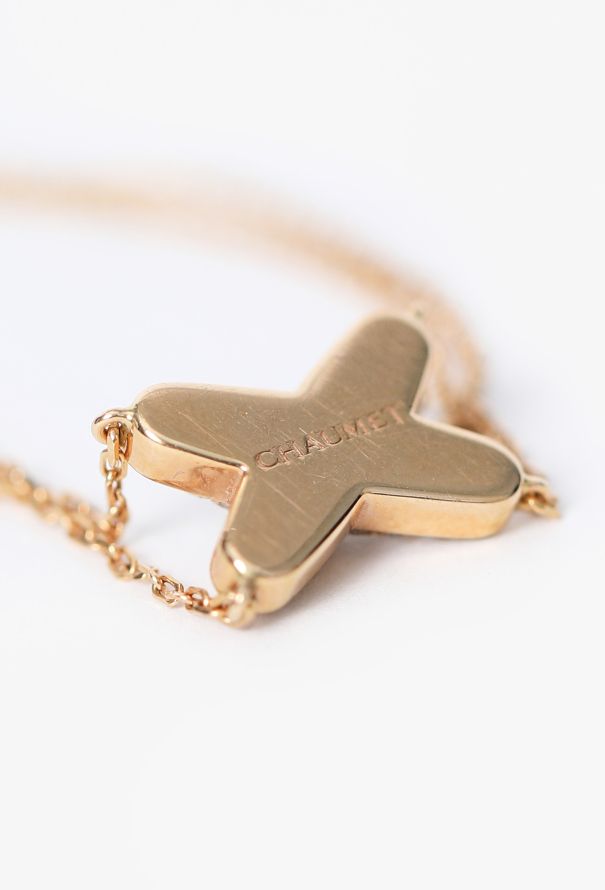 Chaumet 18K Pink Gold & Diamond Jeux de Liens Bracelet - 7