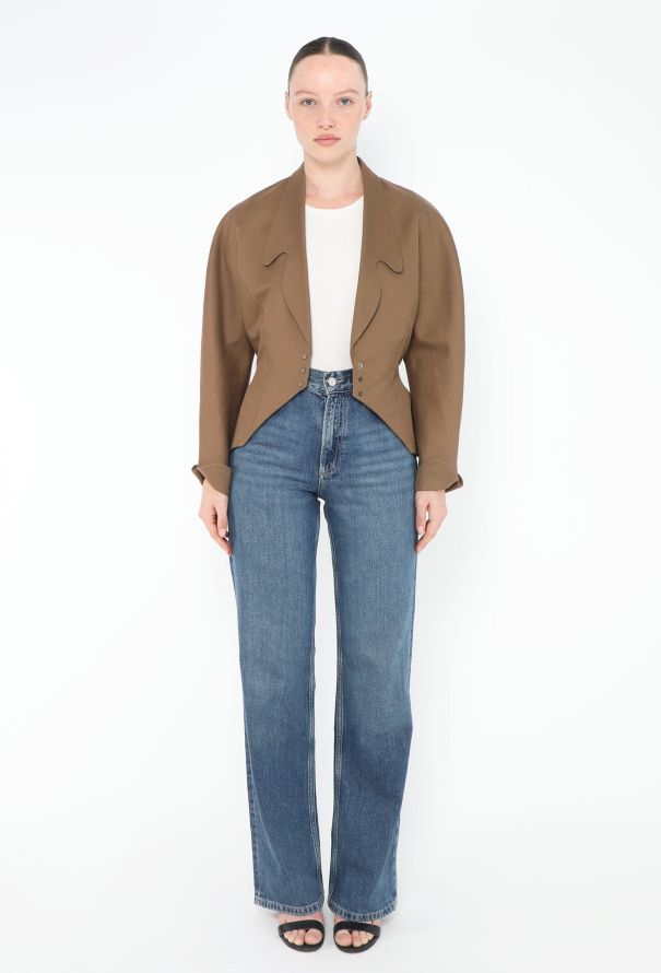 Thierry Mugler Rare 1990 Cinched Blazer Ensemble - 6