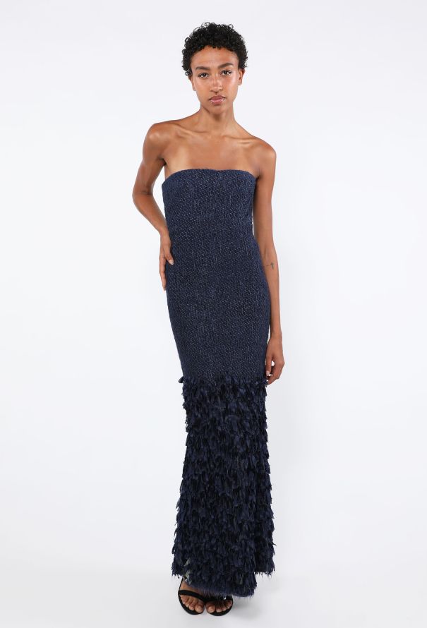 Giorgio Armani Woven Silk Strapless Gown, S/S 2011 - 1