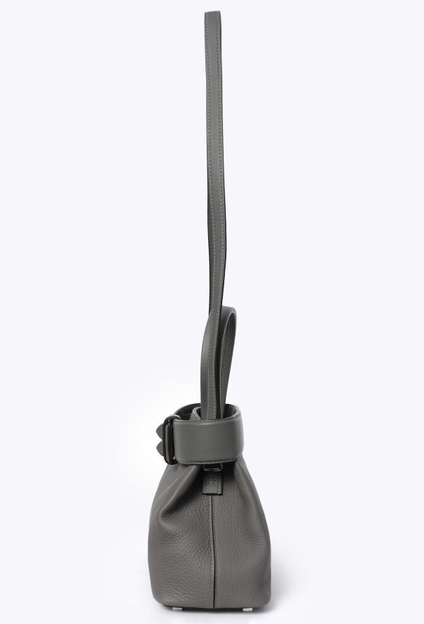 Hermès Gris Meyer Togo Medor Bag - 5