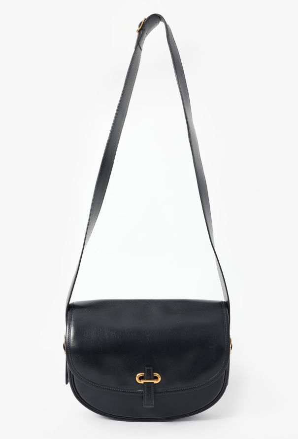 Hermès '90s Navy Box Balle de Golf Bag - 1