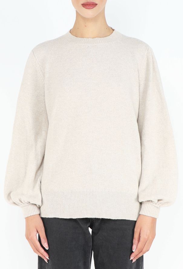 The Row Merino Bisho-Sleeve Sweater - 1