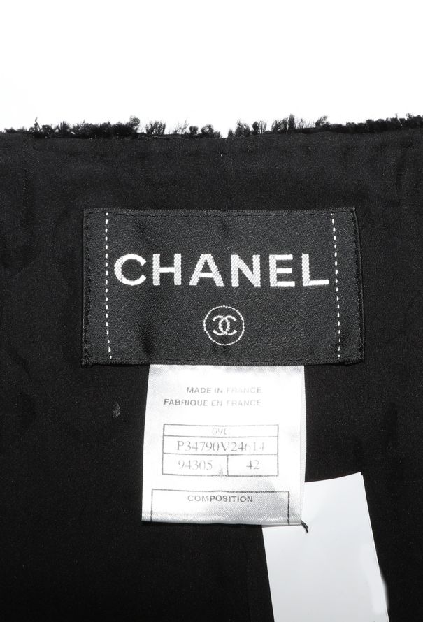 Chanel Tweed Classic Trim 'CC' Jacket - 6