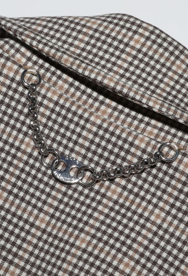 Paco Rabanne S/S 2019 Checkered Trench Coat - 8