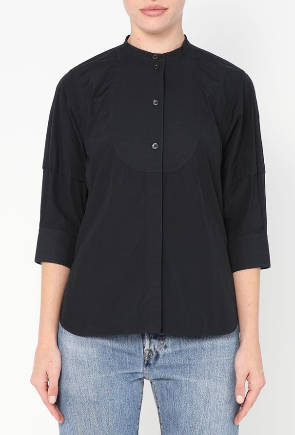 Céline Piqué Cotton Bib Top - 1