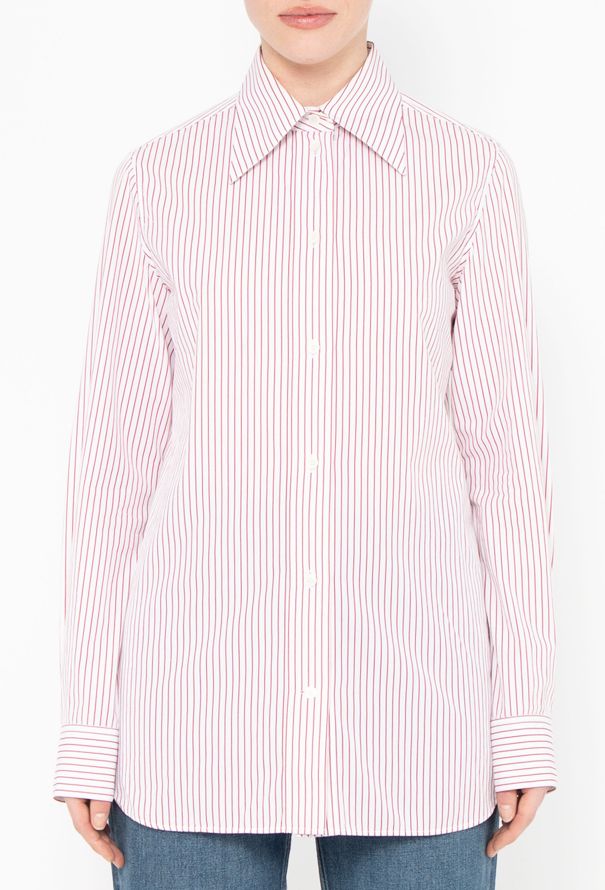 Céline Classic Pinstripe Poplin Shirt - 1