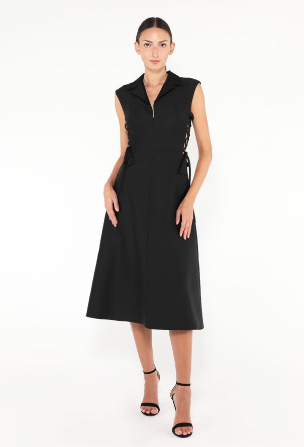 Dior 2020 Notched Lace-Up Dress - 1