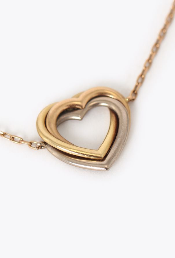 Cartier 18k Gold Trinity Heart Bracelet - 3