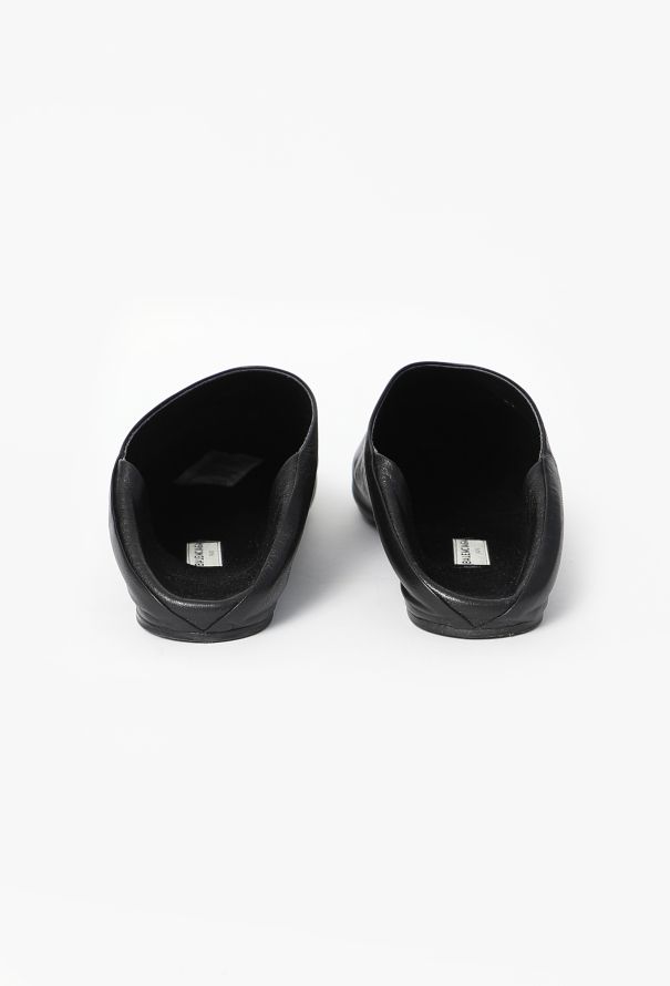 Balenciaga 2024 Babouche Leather Mules - 4