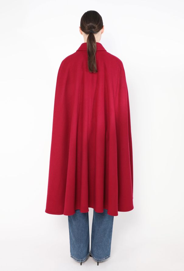 Saint Laurent Rare F/W 1988 Felted Cape - 6 Saint Laurent Rare F/W 1988 Felted Cape - 6