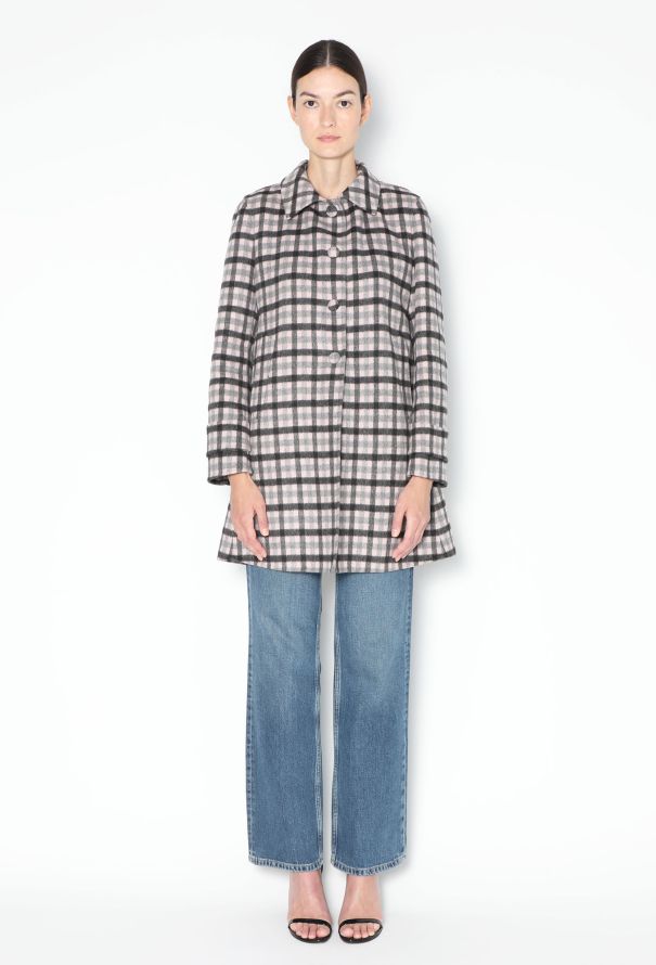 Prada 2015 Flared Felted Coat - 1