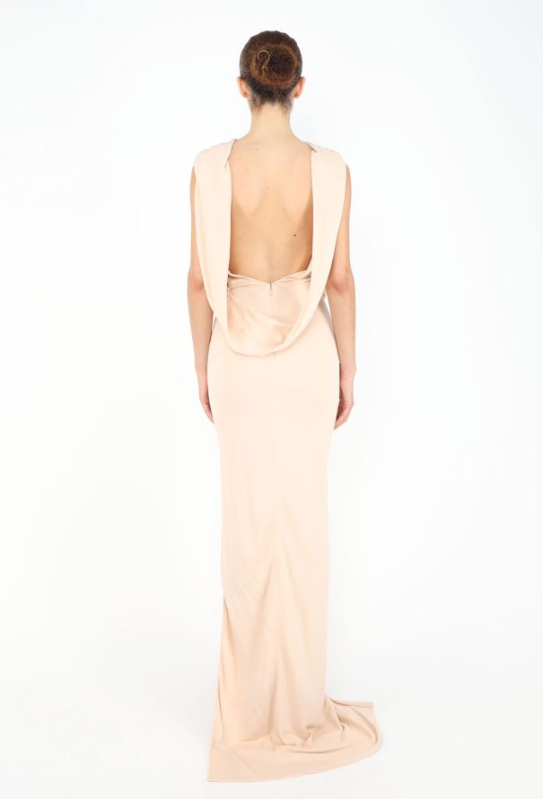 Tom Ford Open-Back Silk Gown, 2020 - 5