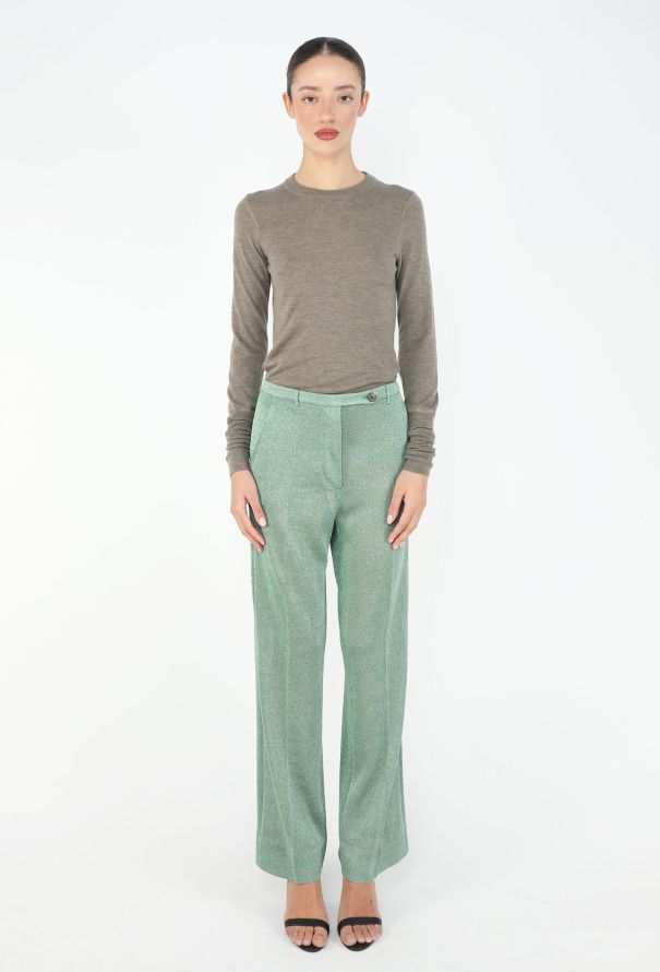 Miu Miu F/W 2025 Iridescent Lurex Pants - 5