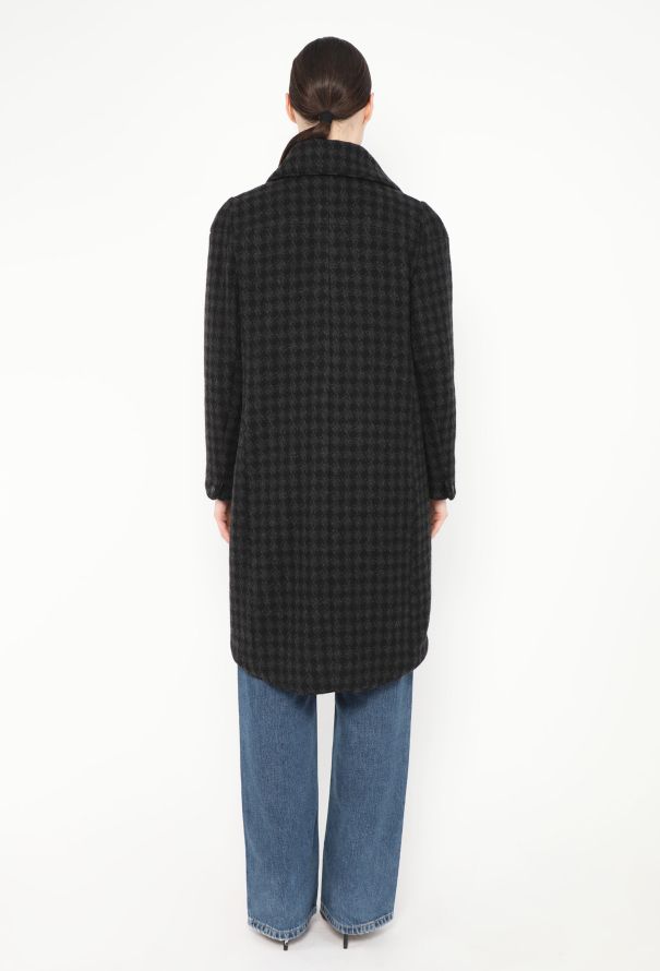 Chanel F/W 2008 Cashmere Houndstooth Coat - 5 Chanel F/W 2008 Cashmere Houndstooth Coat - 5