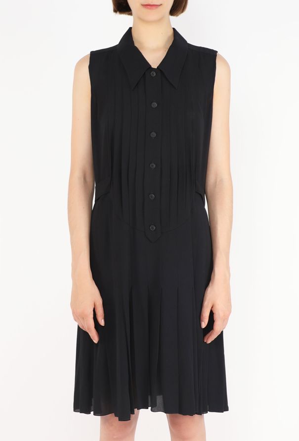 Chanel Pleated Silk Dress, S/S 2007 - 3
