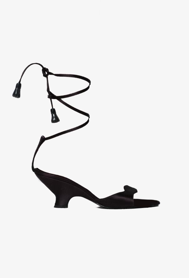 The Row 2022 'Charlotte' Satin Sandals - 1