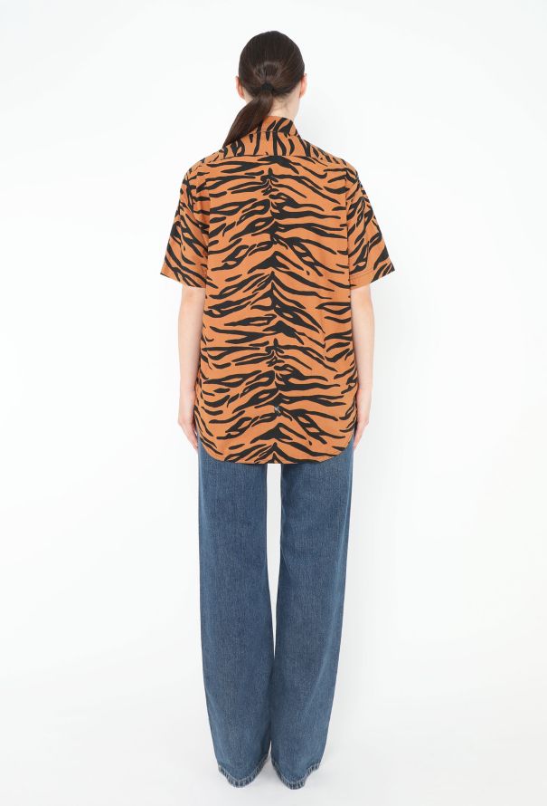Céline Resort 2016 Tiger Print Shirt - 5