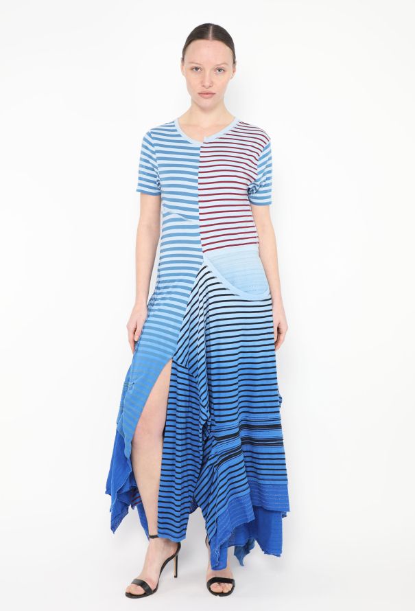 Loewe S/S 2019 Striped Asymmetrical Dress - 4 Loewe S/S 2019 Striped Asymmetrical Dress - 4