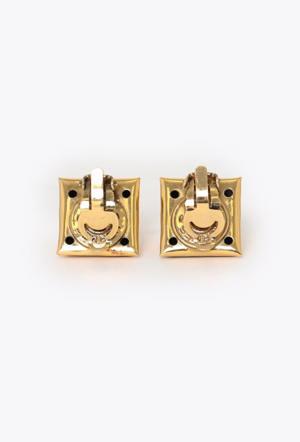 Hermès Medor Pyramid Clip Earrings - 2 Hermès Medor Pyramid Clip Earrings - 2