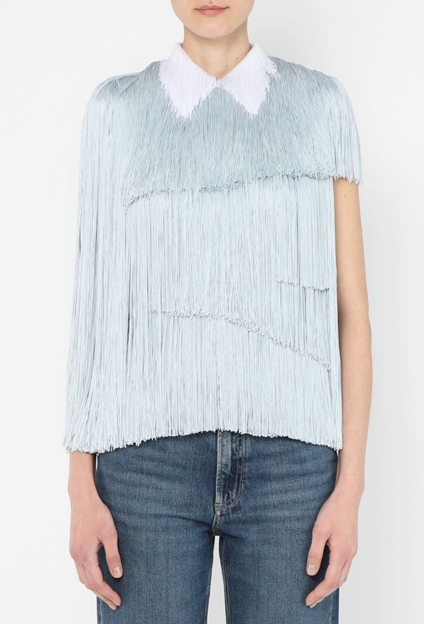 S/S 2024 Trompe l'Œil Fringe Top - Prada | Authentic S/S 2024 Trompe l'Œil Fringe Top - Prada | Authentic