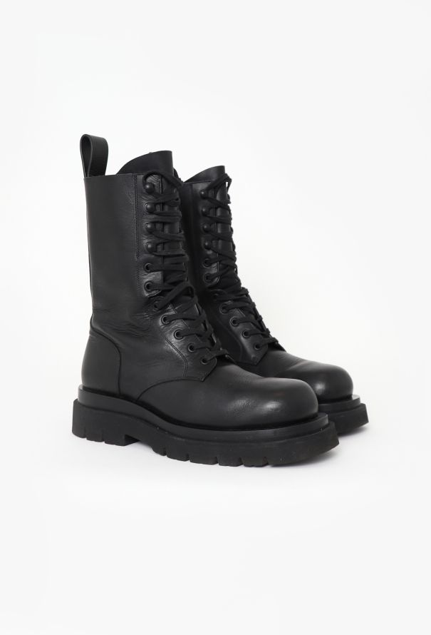 Bottega Veneta F/W 2022 Lace-Up Lug Boots - 4