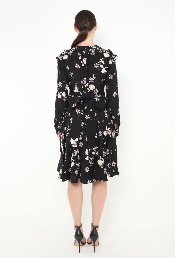 Valentino Pre-Fall 2017 Printed Silk Dress - 5 Valentino Pre-Fall 2017 Printed Silk Dress - 5