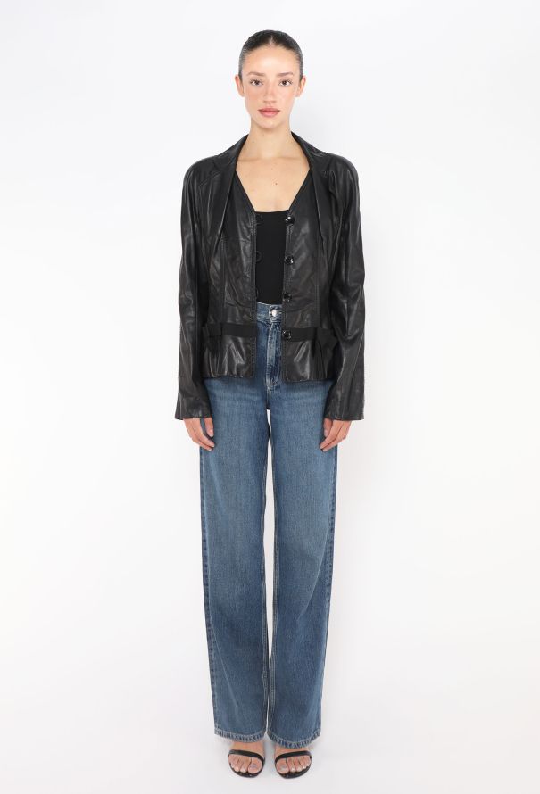 Dior 2005 Lambskin Bar Jacket - 4 Dior 2005 Lambskin Bar Jacket - 4