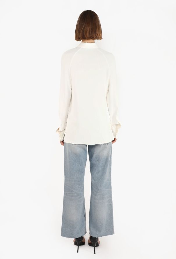 Bottega Veneta Patch Pocket Blouse, Spring 2020 - 5