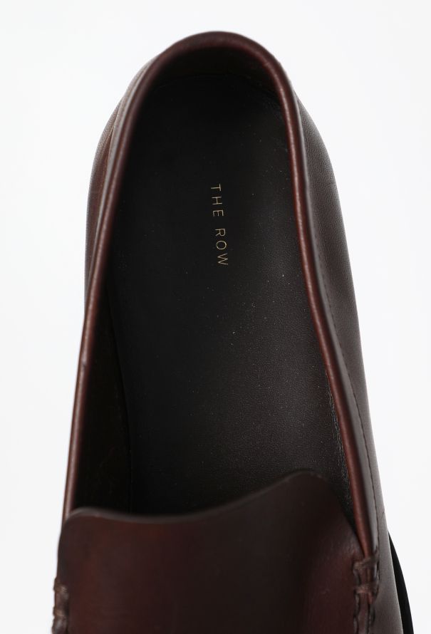 The Row Nic Leather Loafers, 2025 - 11