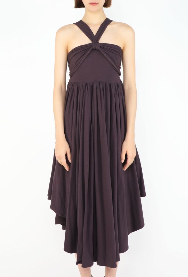 Romeo Gigli Asymmetrical Halter Dress, 1996 - 2