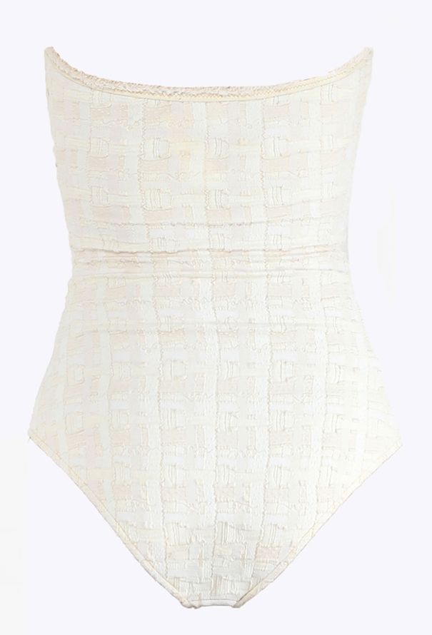 Chanel ICONIC S/S 2007 Tweed 'CC' Bodysuit - 5
