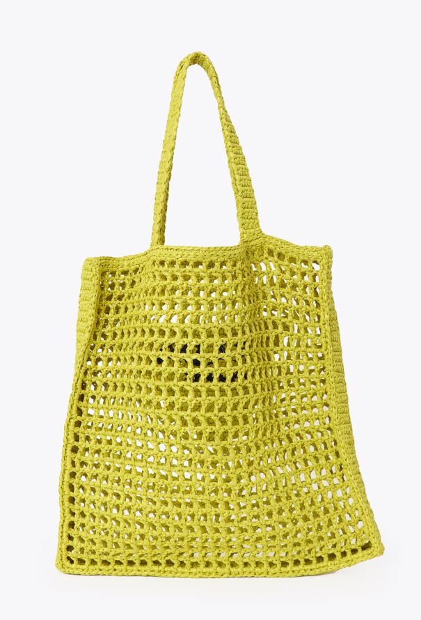 Prada Cedro Crochet Tote Bag - 6