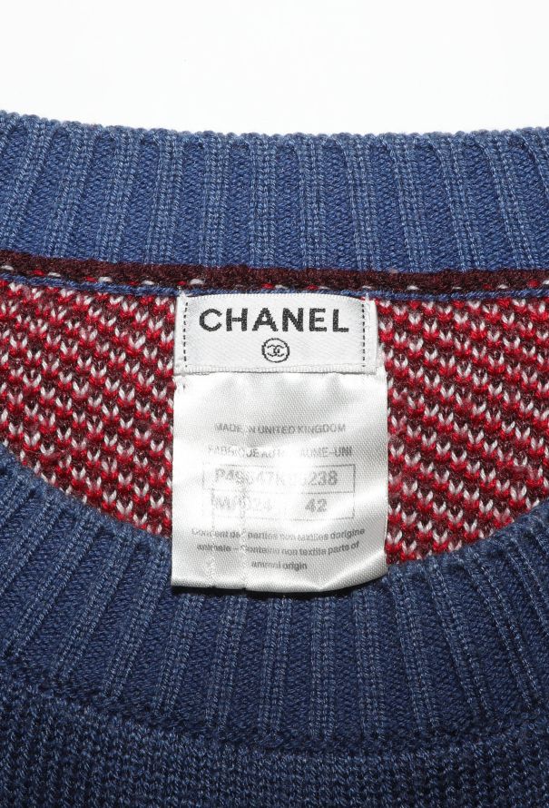 Chanel Pre-Fall 2014 Paris-Dallas Cashmere Sweater - 5