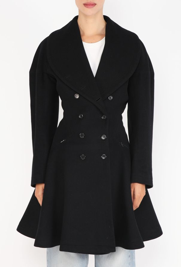 Alaïa Double-Breasted Hourglass Coat, 1986 - 4