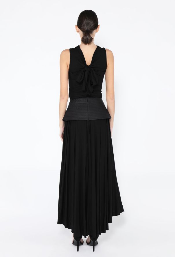 Loewe 2022 Peplum Jersey Dress - 4