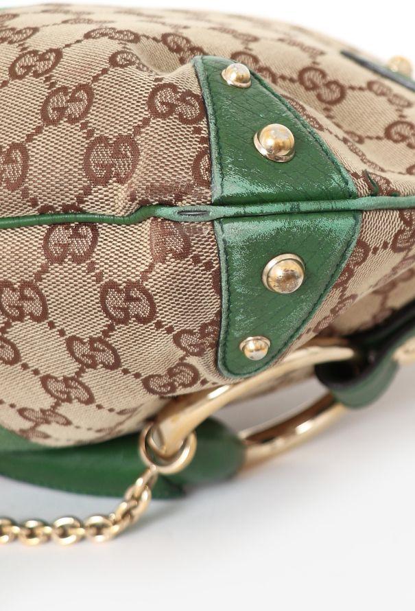 Gucci Monogram Horsebit Shoulder Bag - 10